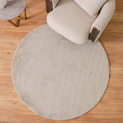 Nova Tufted Shaggy Solid  Rugs 150X150 Camel 