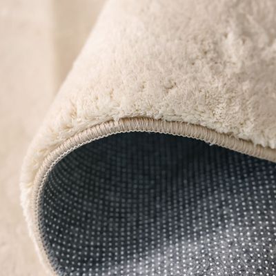 Nova Tufted Shaggy Solid Mat 50X90 Cream