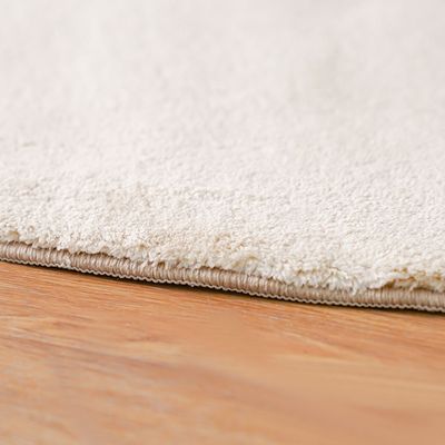 Nova Tufted Shaggy Solid  Rugs 150X150 Cream