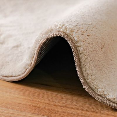 Nova Tufted Shaggy Solid  Rugs 150X150 Cream