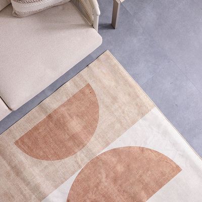 Harper Outdoor Washable Abstract Rugs 160X230 Rust