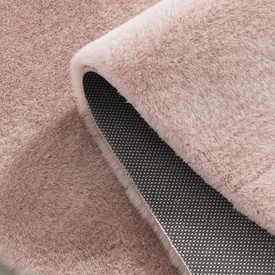 Plain Plush Solid Soft Fur Rugs 160X230 Pink
