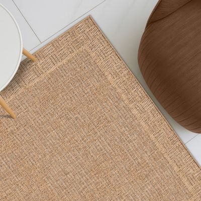 Asos Outdoor Round Rugs 160X160 Natural