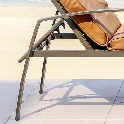 Atlanta Sun Lounger - Brown 