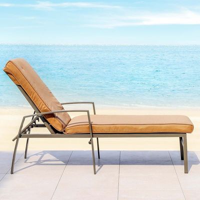 Atlanta Sun Lounger - Brown 