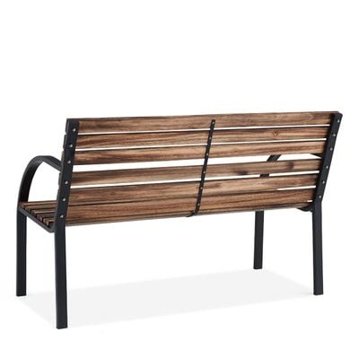 Eucalyptus 3 Seater Park Bench - Brown