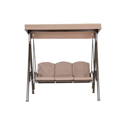 Aldora 3-Seater Swing with Canopy - Beige - With 1-year Warranty