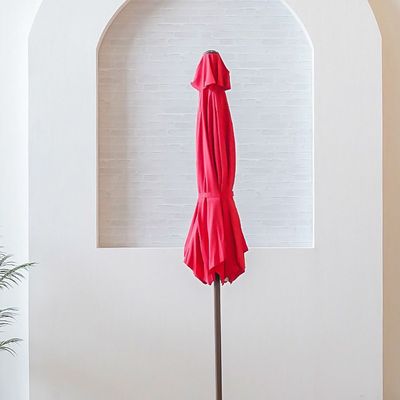Sunvilla Umbrella Without Base - Red - 2.7M