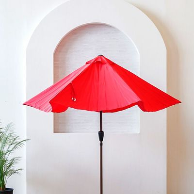 Sunvilla Umbrella Without Base - Red - 2.7M