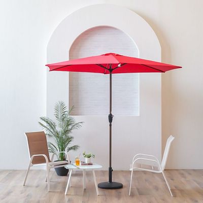 Sunvilla Umbrella Without Base - Red - 2.7M