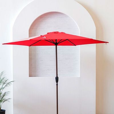 Sunvilla Umbrella Without Base - Red - 2.7M
