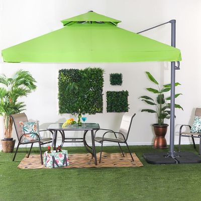 Aura Umbrella With Base - Green