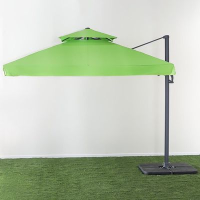 Aura Umbrella With Base - Green