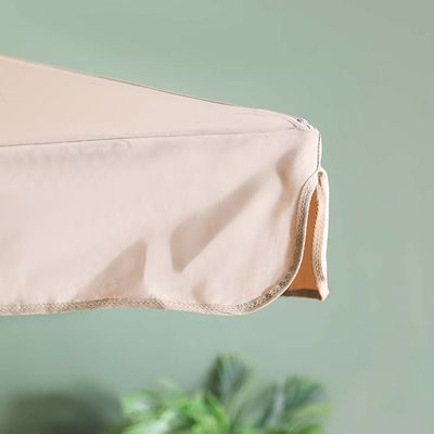 Aura Umbrella With Base - Beige