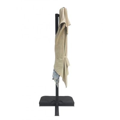 Aura Umbrella With Base - Designer Beige