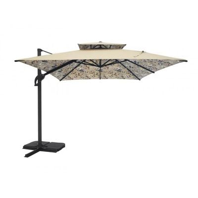 Aura Umbrella With Base - Designer Beige