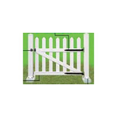 PVC Picket Fence Gate - White