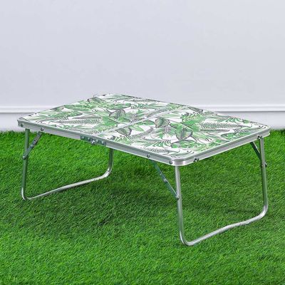 Greenwood Rectangle Folding Table-61x41x25 cm - Green