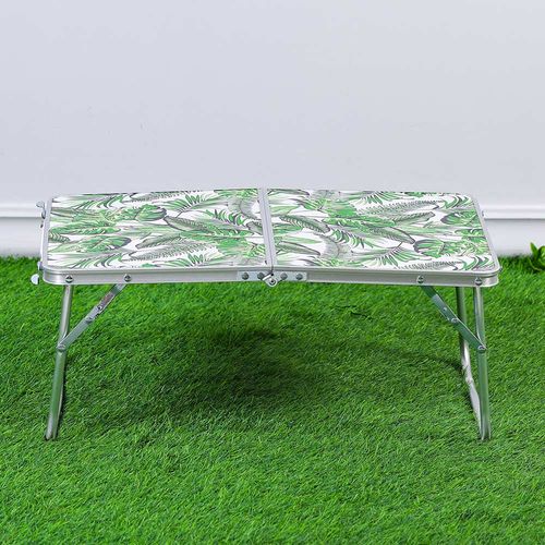 جرين وود - طاولة مستطيلة قابلة للطي - 61 × 41 × 25 سم - أخضر