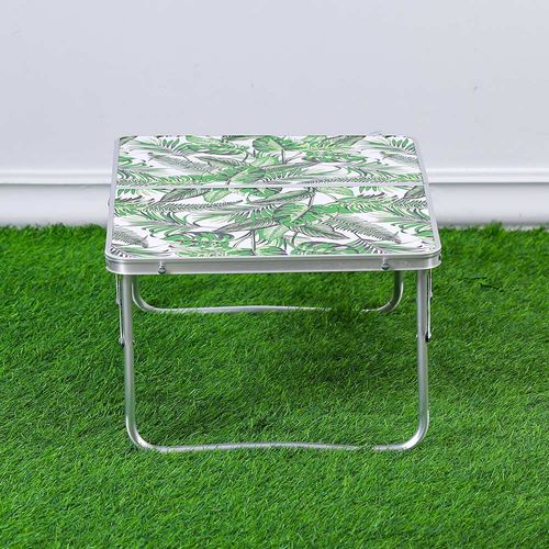 Greenwood Rectangle Folding Table-61x41x25 cm - Green