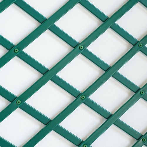 سياج بي في سي تعريشة قابل للتوسع 1 × 2 متر - أخضر