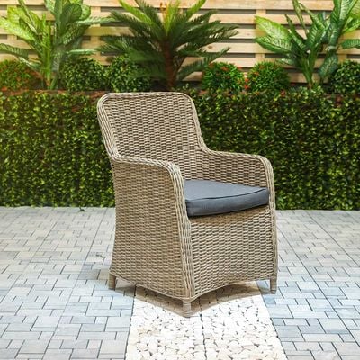 Amigo 4-Seater Outdoor Dining Set - Light Brown