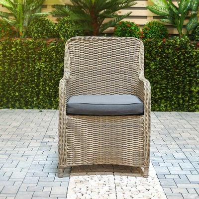 Amigo 4-Seater Outdoor Dining Set - Light Brown