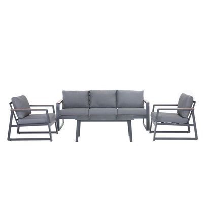 Modern 5-Seater Sofa Set - Grey