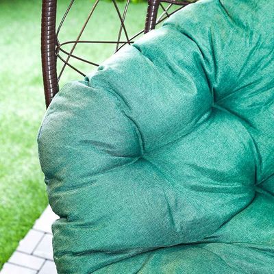 Archi 1-Seater Swing Chair with Cushion - Green