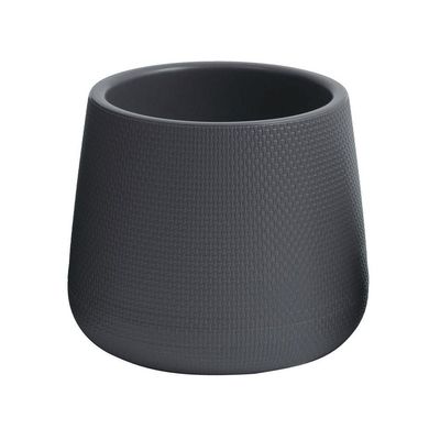 Round Plant Pot - Grey