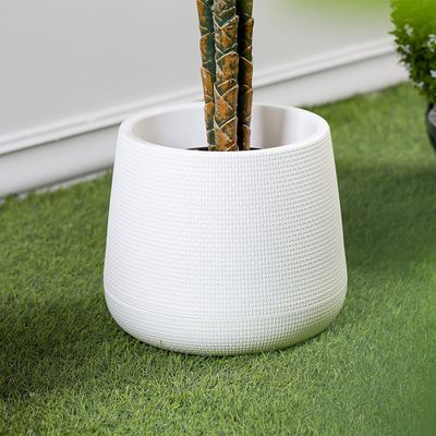 Round Flower Pot - White - Kd2213N