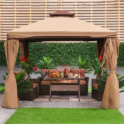 New Sandra Aluminum Gazebo 3X3 - Beige