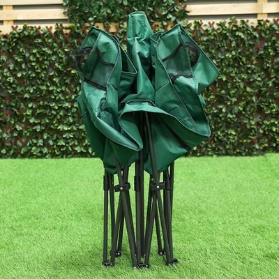 2 Seater Folding Chair - Green