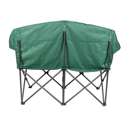 2 Seater Folding Chair - Green