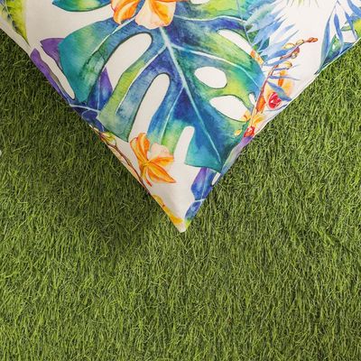 Toss Pillow With Zipper Without Piping 50X50Cm - Multi - Tp50Leaf