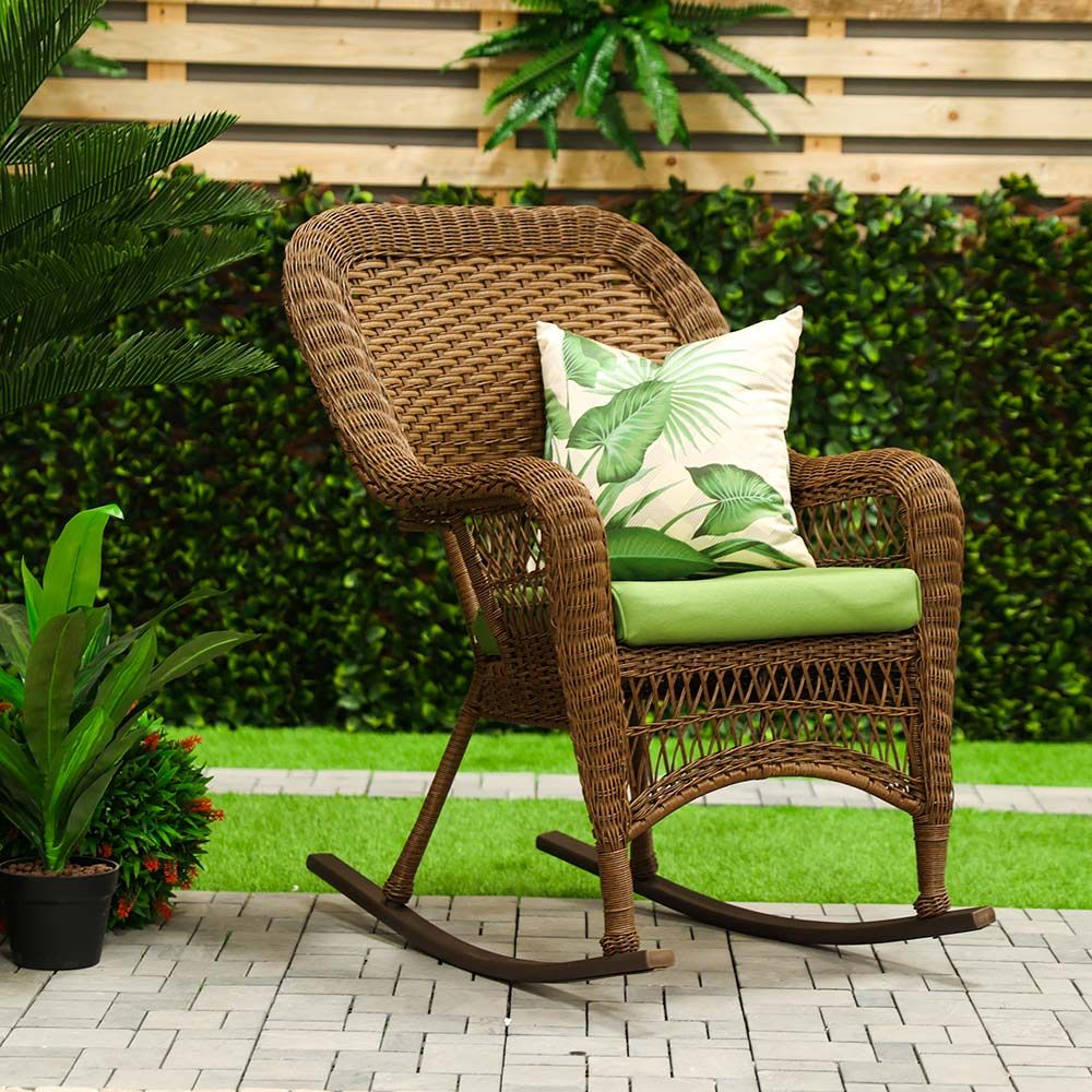 Wicker rocker store outdoor furniture