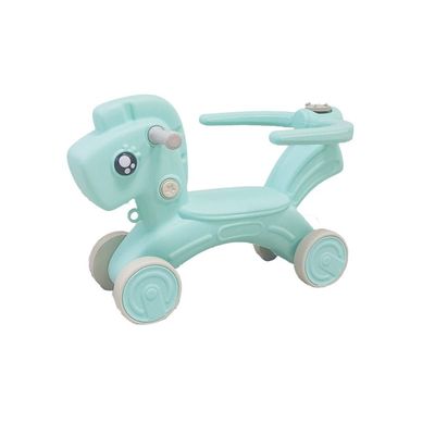 Kids Car & Rocking Horse - Blue