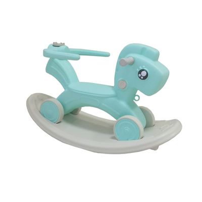 Kids Car & Rocking Horse - Blue