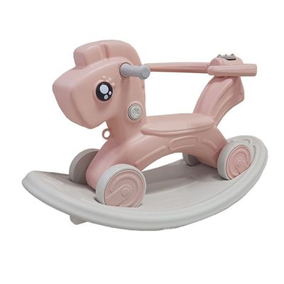 Kids Car & Rocking Horse - Pink