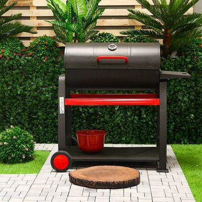 Charcoal Grill Black & Red - Ky838Ar