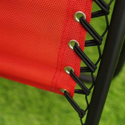 Angelina Outdoor Recliner Chair - Red