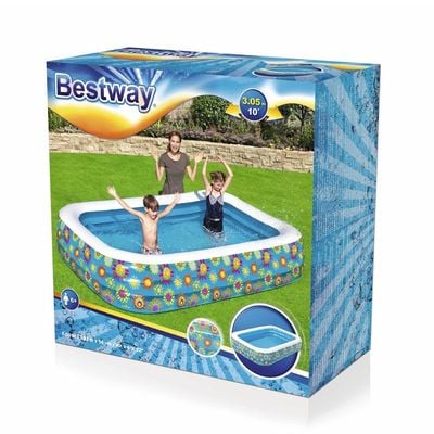 Bestway Pool Happy Flora Kids 305X183X56 cm