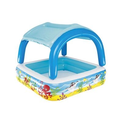 Bestway Play Pool With Canopy 140X140X114 cm