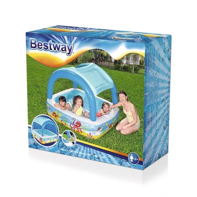 Bestway Play Pool With Canopy 140X140X114 cm