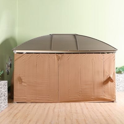 Montero Metal Gazebo - Gold - 3x4 M