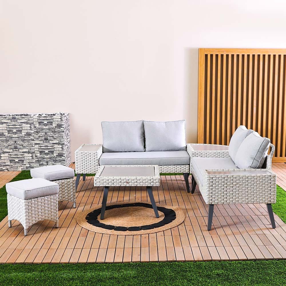 Rattan outdoor clearance set