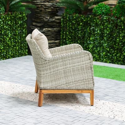 Melissa 5-Seater Outdoor Corner Sofa Set - Grey 