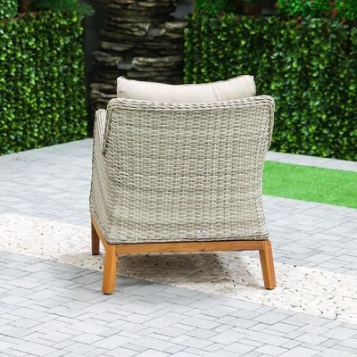 Melissa 5-Seater Outdoor Corner Sofa Set - Grey 