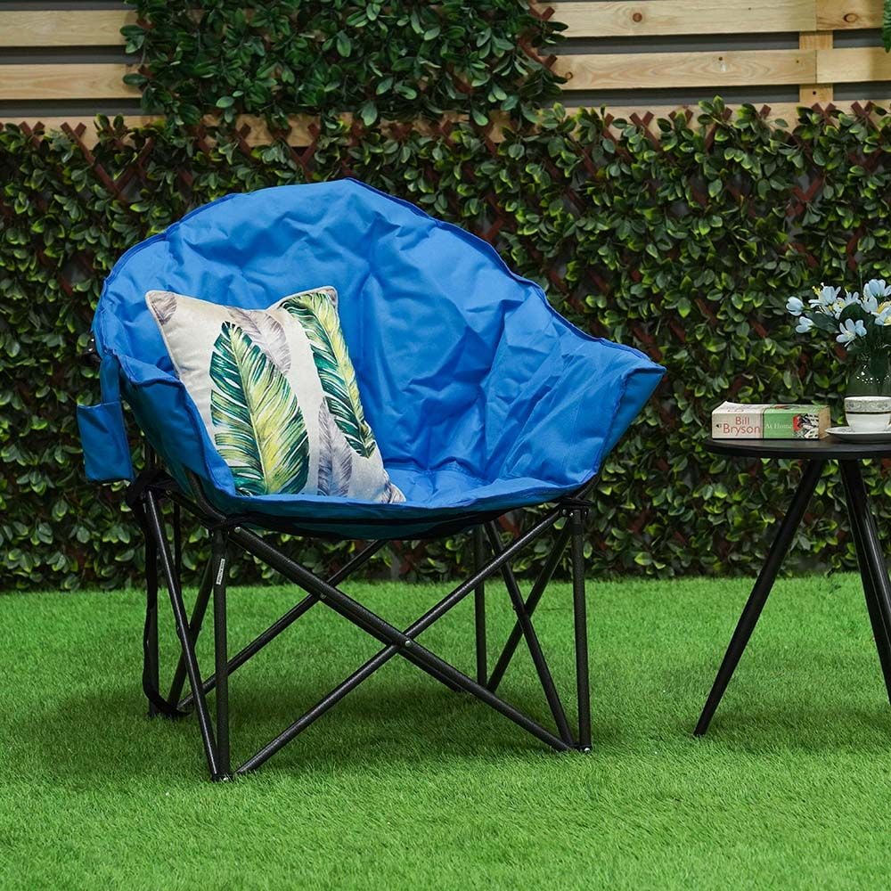 Round camping hot sale chair