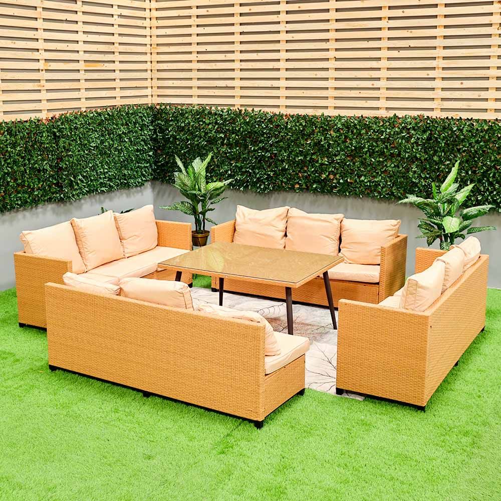 Buy Inaya 10Seater Outdoor Sofa Set Online Danube Home UAE